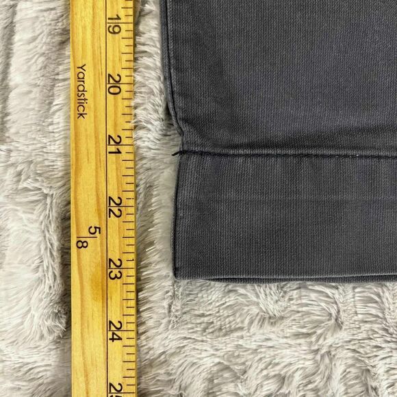 Aeropostale Pants Women 7/8 Gray Capri Casual Wide Leg Double Button Butterfly - Picture 7 of 8